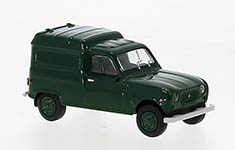 101-14754 - H0 - Renault R4 Fourgonnette dunkelgrün, 1961
